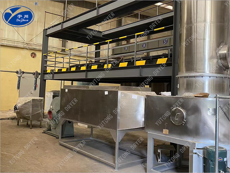 Aureomycin flash dryer